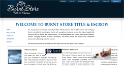 Desktop Screenshot of burntstoretitle.com